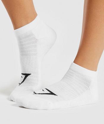 Accessories Ponožky Gymshark Ankle 3pk Bílé | CZ 2019UZG